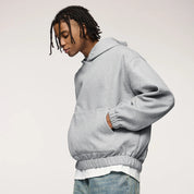 Oversize Hoodie Herren Grau