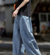 Baggy Jeans Herren Hellblau