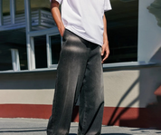 Baggy Jeans Herren Schwarz