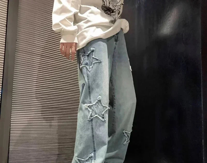 Baggy Jeans Y2k Blau