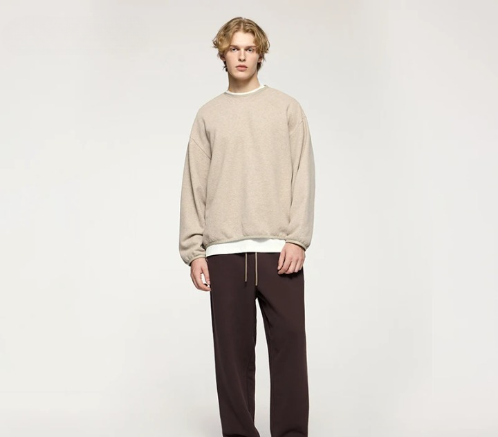 Baggy Jogginghose Gym Braun