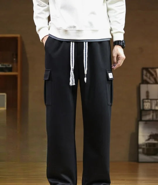 Baggy Jogginghose Herren Schwarz
