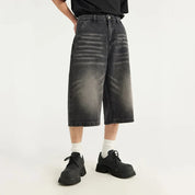 Baggy Shorts Herren Schwarz