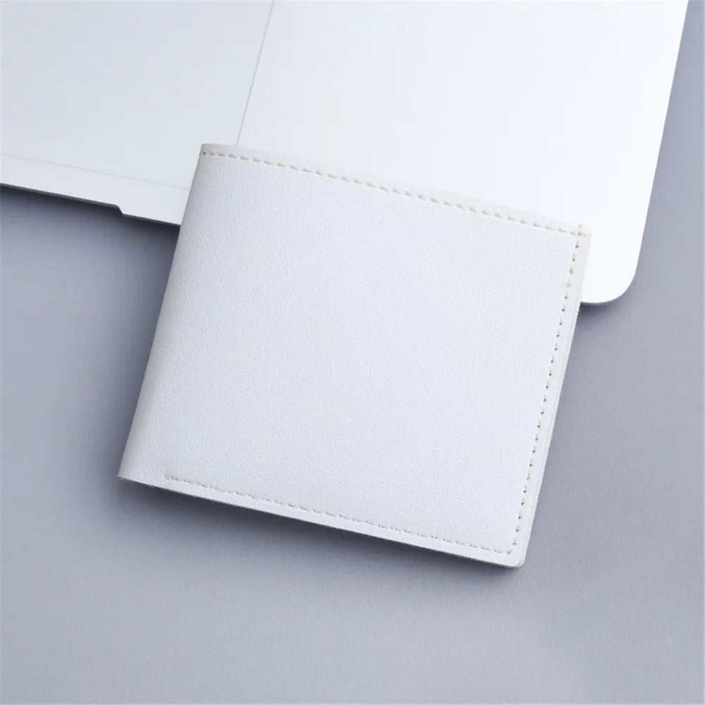 Brieftasche Herren Klein Weiß