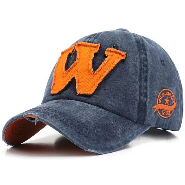 Dad Caps Herren Blau