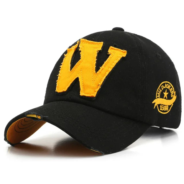 Dad Caps Herren Schwarz