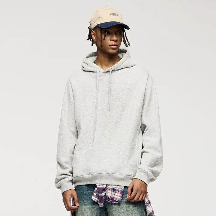 Fleece Hoodie Herren Oversize