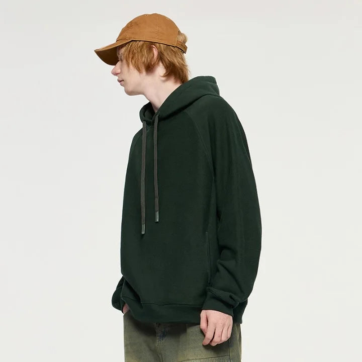 Fleece Hoodie Herren Oversize