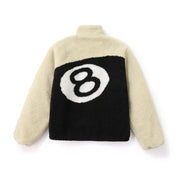 Fleece Zip Jacke Weiß