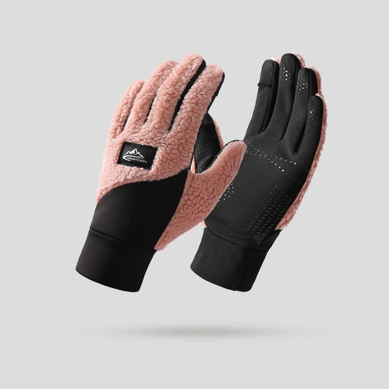 Handschuhe Herren Fleece Rosa