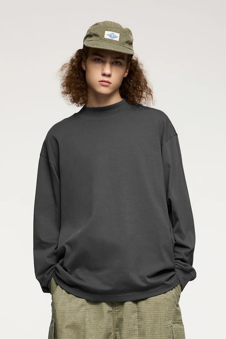 Herren Oversize Sweatshirt Dunkelgrau
