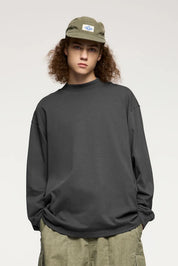 Herren Oversize Sweatshirt Dunkelgrau