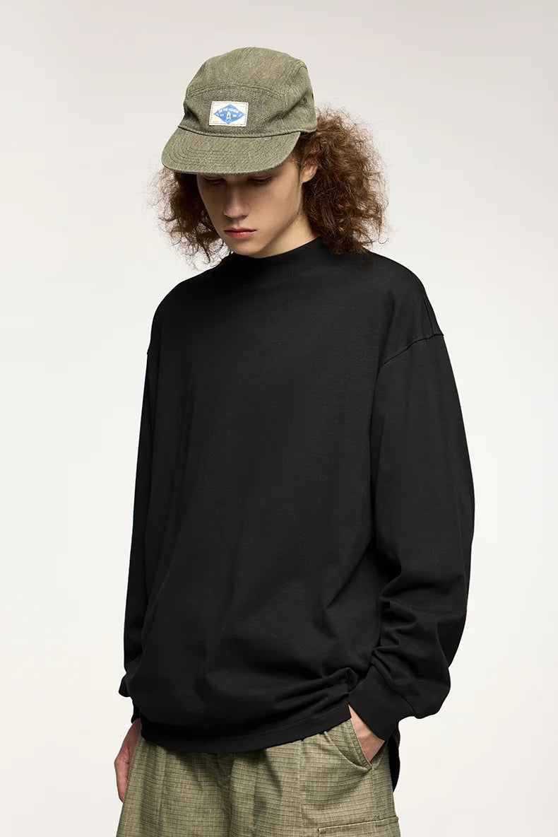 Herren Oversize Sweatshirt Schwarz