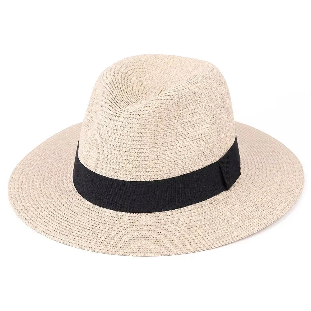 Hut Stroh Herren Beige