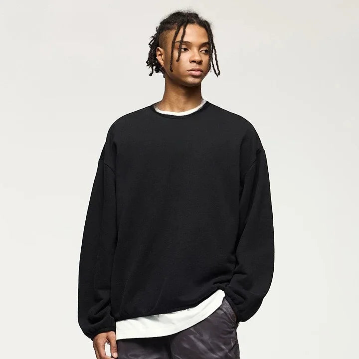 Oversize Fleece Pullover Herren