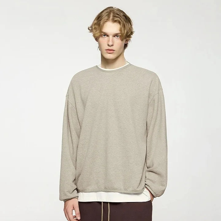 Oversize Fleece Pullover Herren