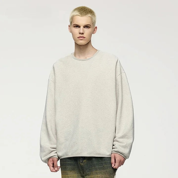 Oversize Fleece Pullover Herren