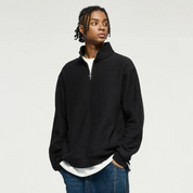 Oversize Half Zip Sweatshirt