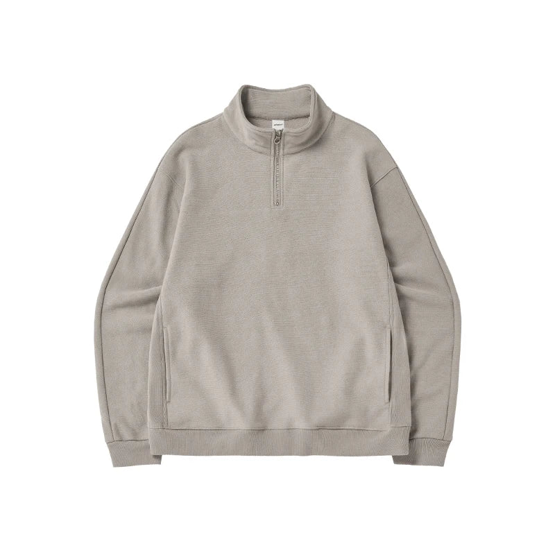 Oversize Half Zip Sweatshirt