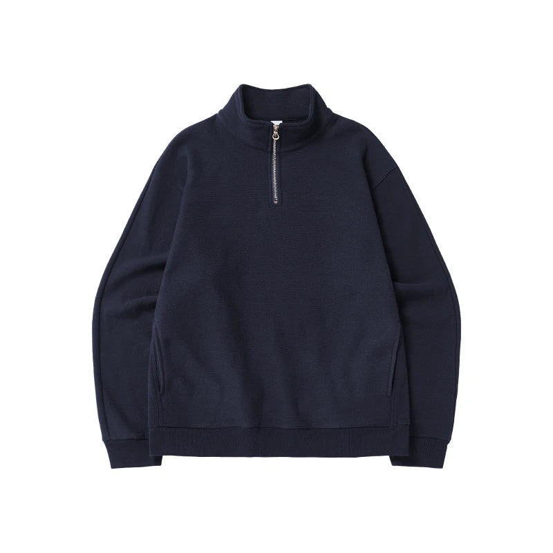 Oversize Half Zip Sweatshirt
