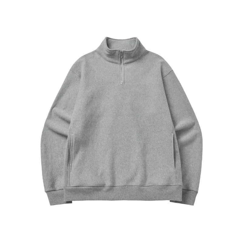 Oversize Half Zip Sweatshirt