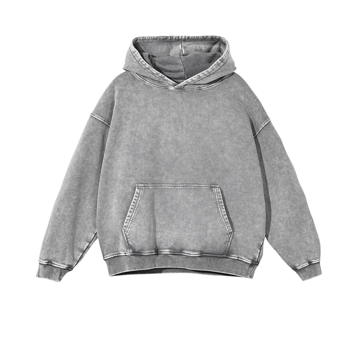 Oversize Hoodie Herren Grau