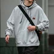 Oversize Hoodie Herren Gym Hellgrau