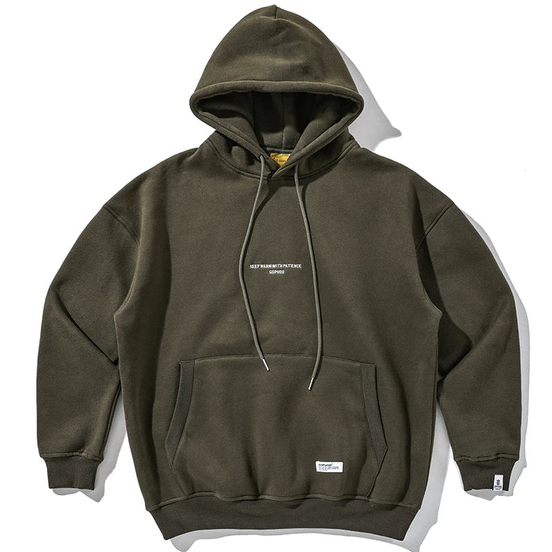 Oversize Hoodie Männer Kaffee