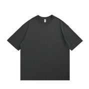 Oversize T Shirt Look Grau
