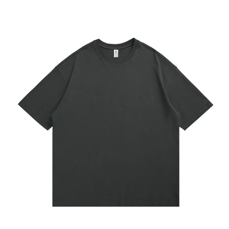 Oversize T Shirt Look Grau