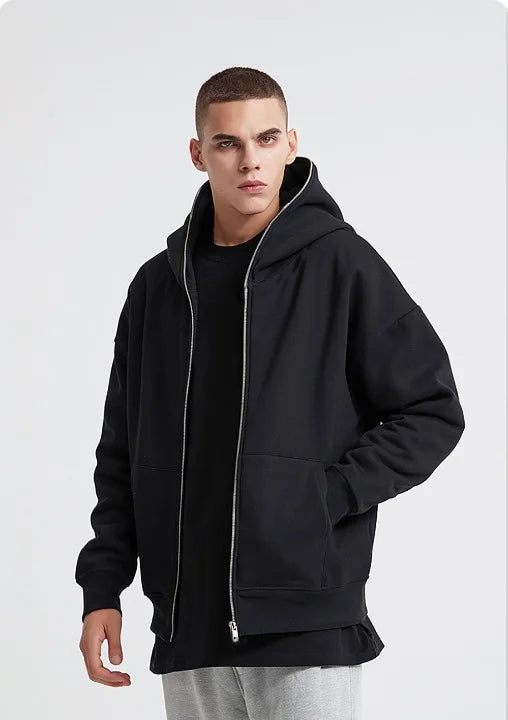Oversized Sweatshirt Jacke Herren