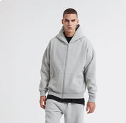Oversized Sweatshirt Jacke Herren