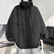 Schwarze Oversize Jacke Herren