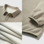 Fleece Sweatshirt Polo