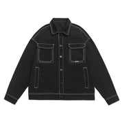 Oversize Jeans Jacket Men