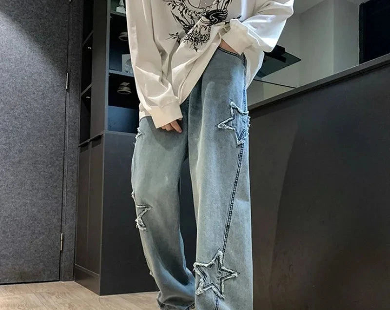 Baggy Jeans Y2k Blau