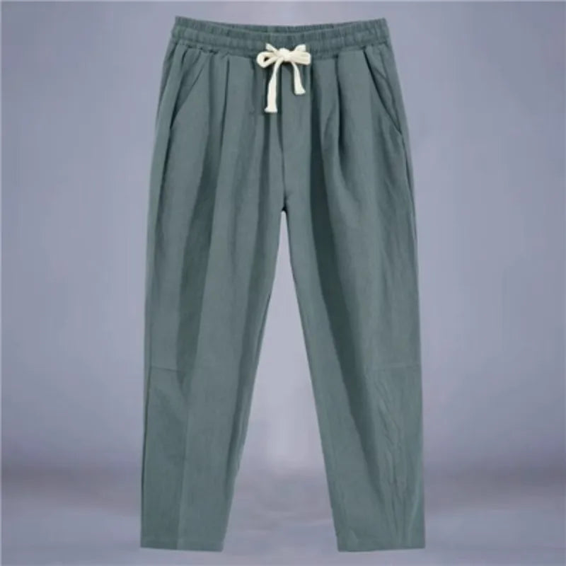 Baggy Leinenhose Herren