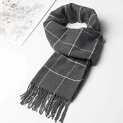 Schal Herren Winter Grau