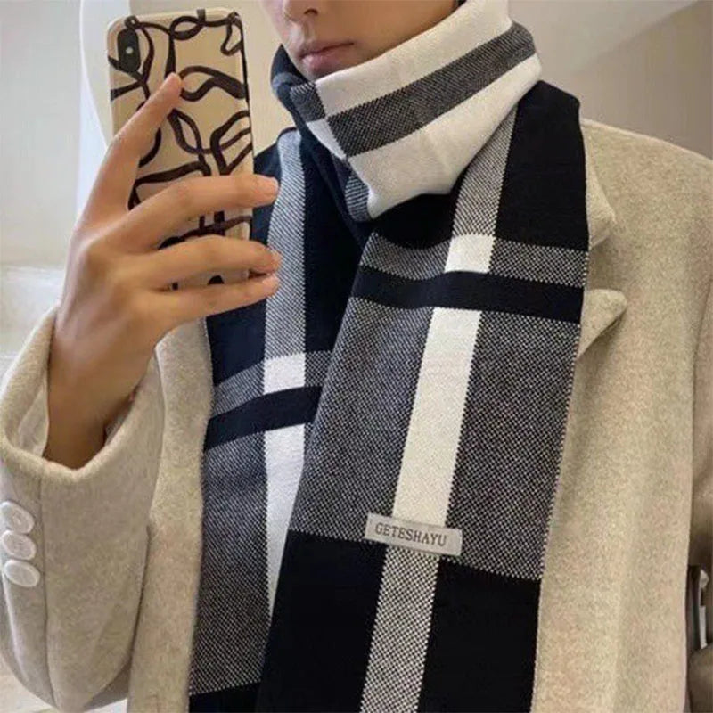 Schal Herren Winter Kaschmir