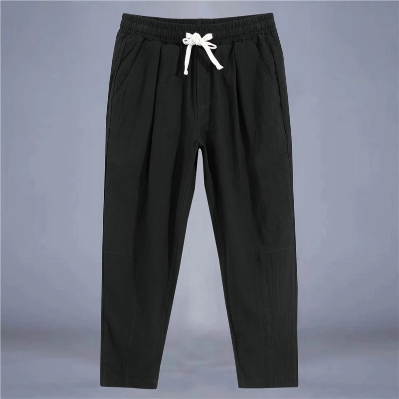 Baggy Leinenhose Herren