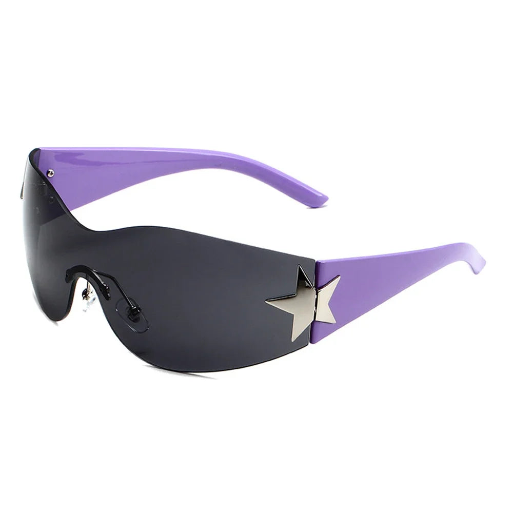 Sonnenbrille Y2K Violett