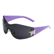 Sonnenbrille Y2K Violett