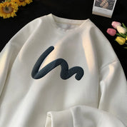 Sweatshirt Herren Ohne Kapuze Weiß