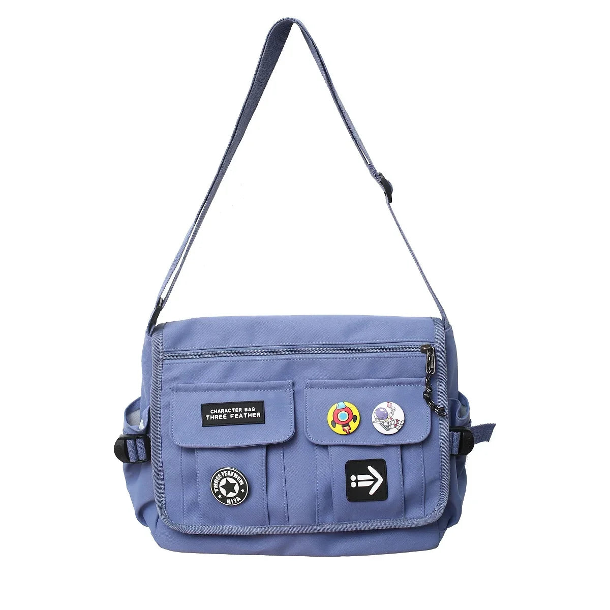 Umhängetasche Herren Outdoor Blau