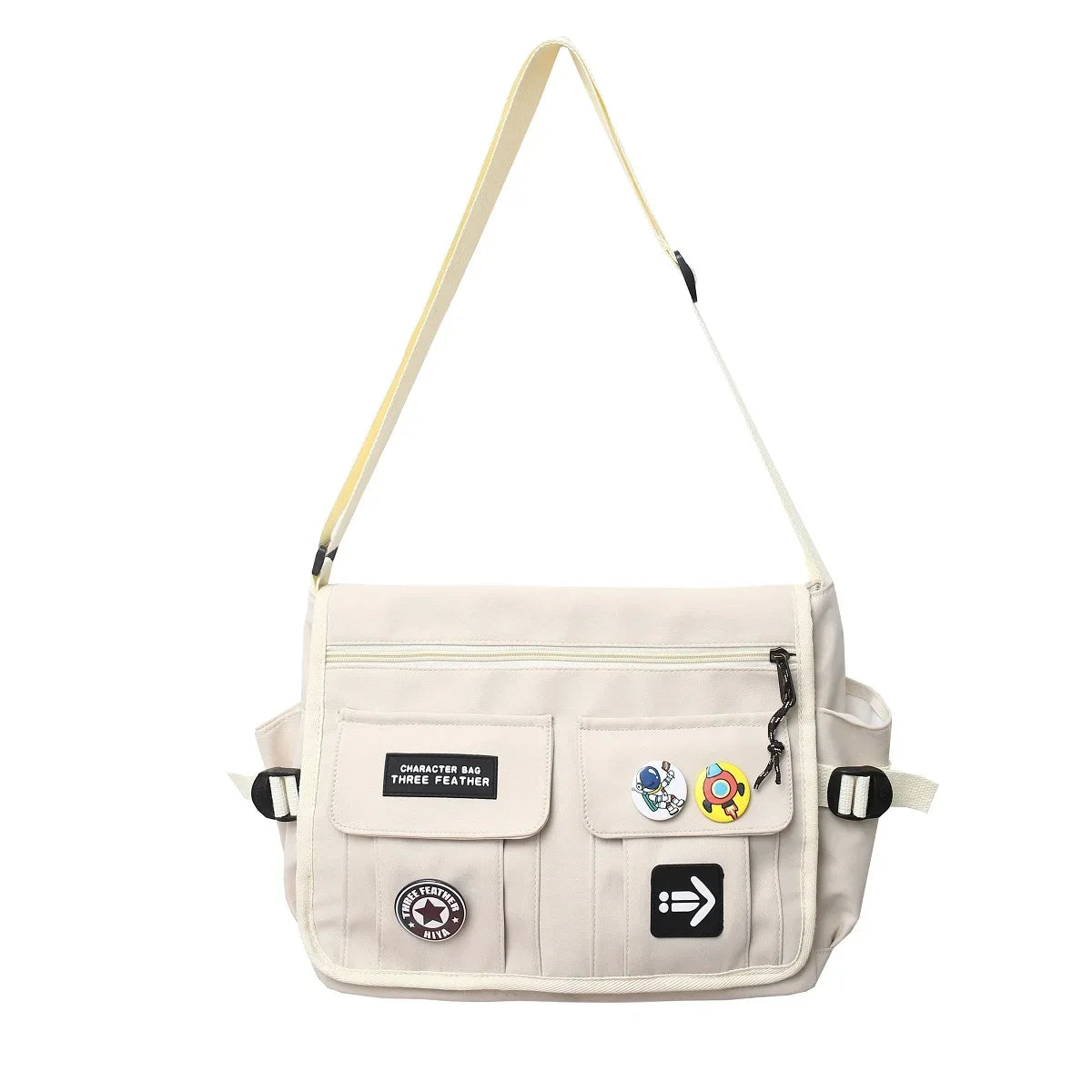 Umhängetasche Herren Outdoor Weiß