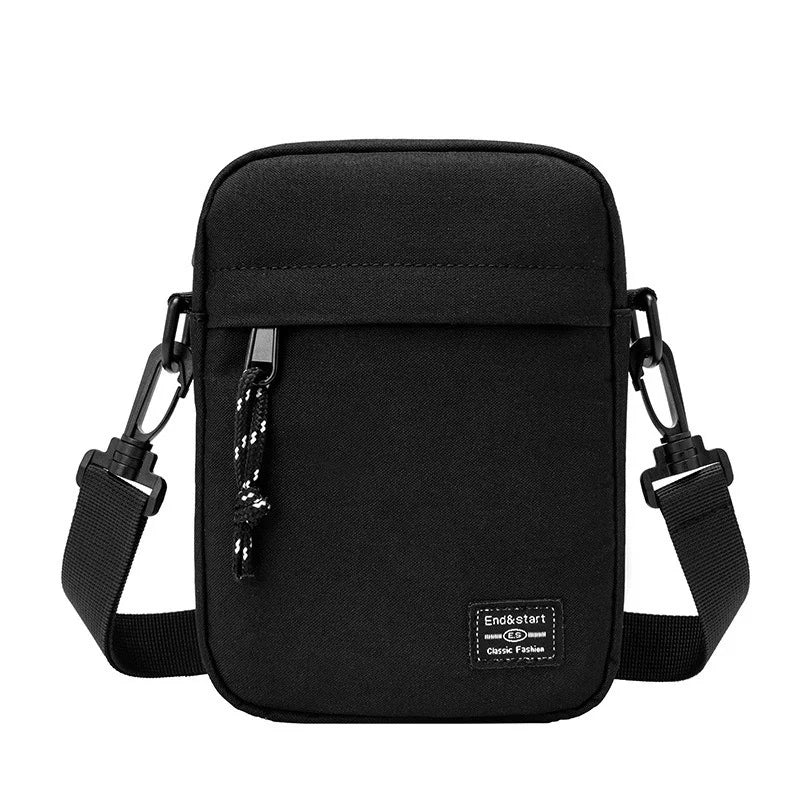 Umhängetasche Herren Sport Schwarz