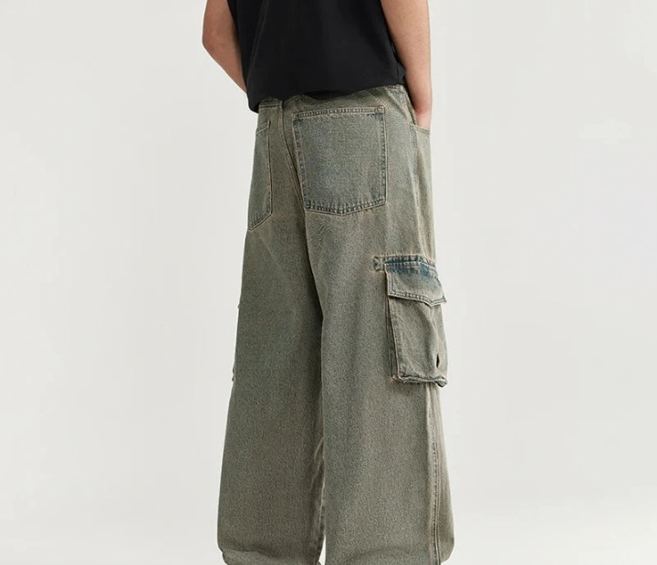 Vintage Baggy Cargo Jeans