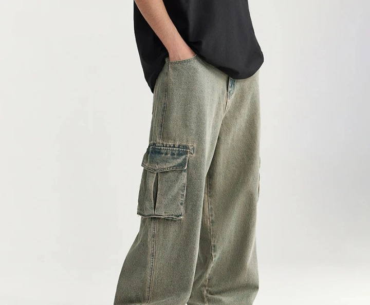 Vintage Baggy Cargo Jeans