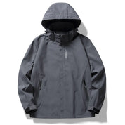 Windbreaker Herren Grau