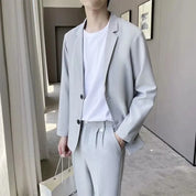 Oversize Anzug Beige